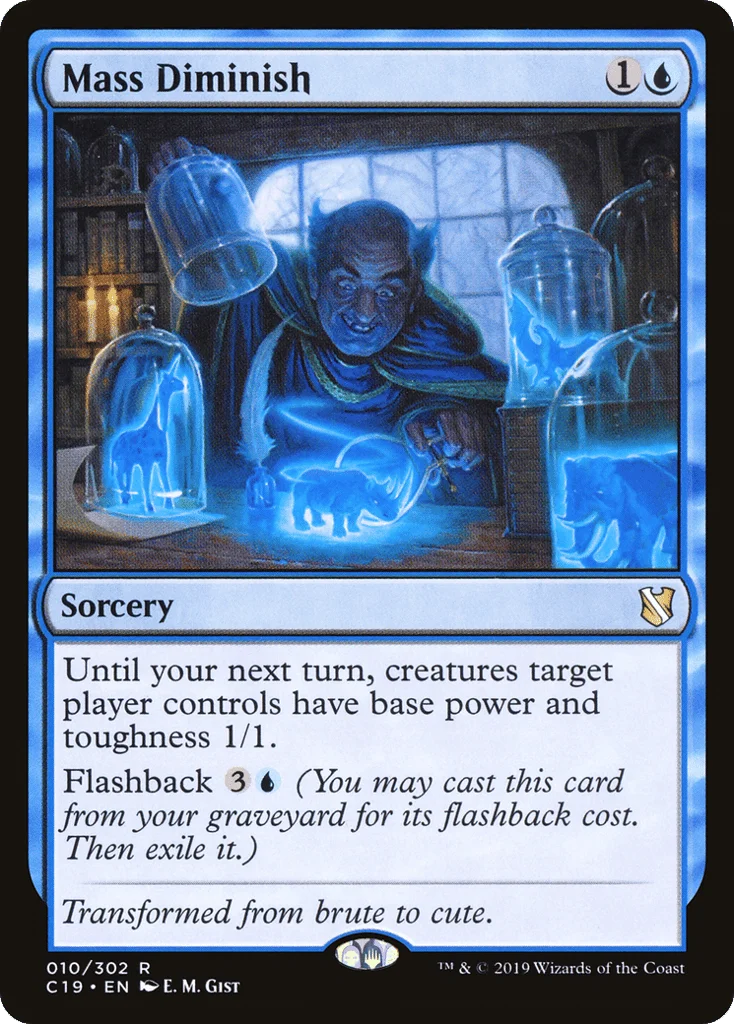 Mass Diminish · Commander 2019