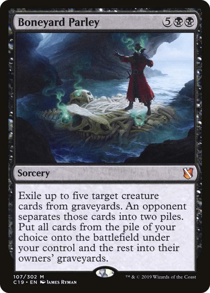 Boneyard Parley · Commander 2019