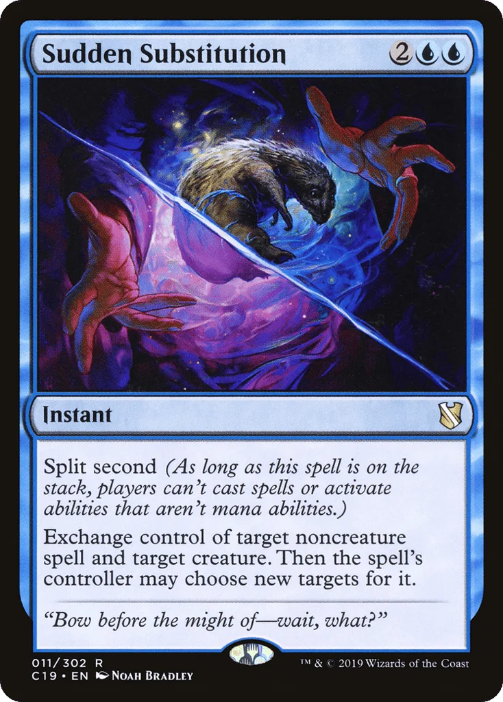Sudden Substitution · Commander 2019