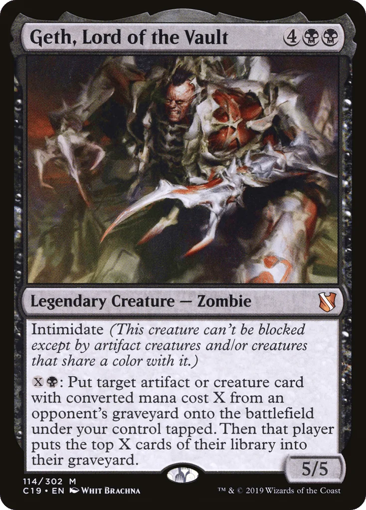 Geth, Lord of the Vault · Commander 2019
