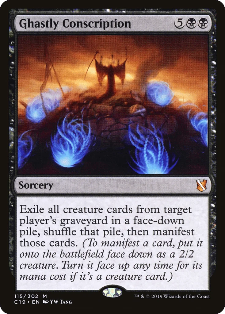 Ghastly Conscription · Commander 2019