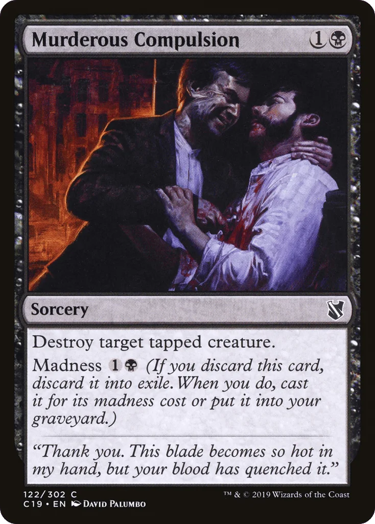 Murderous Compulsion · Commander 2019