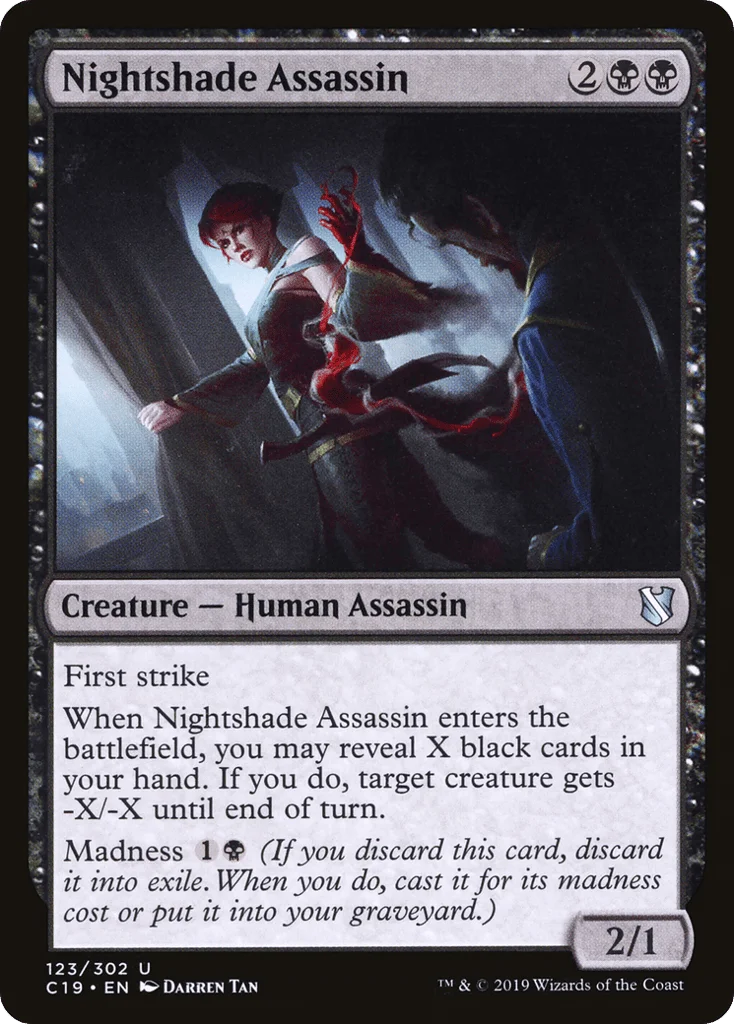 Nightshade Assassin · Commander 2019