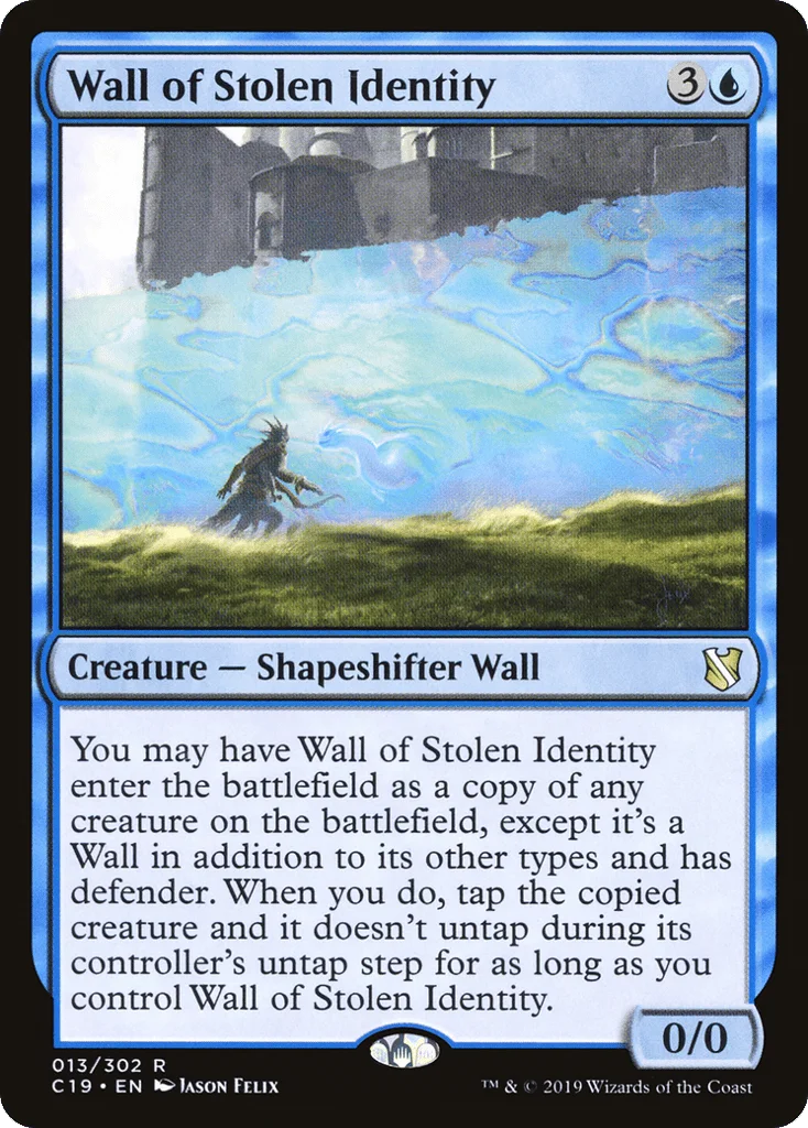 Wall of Stolen Identity · Commander 2019