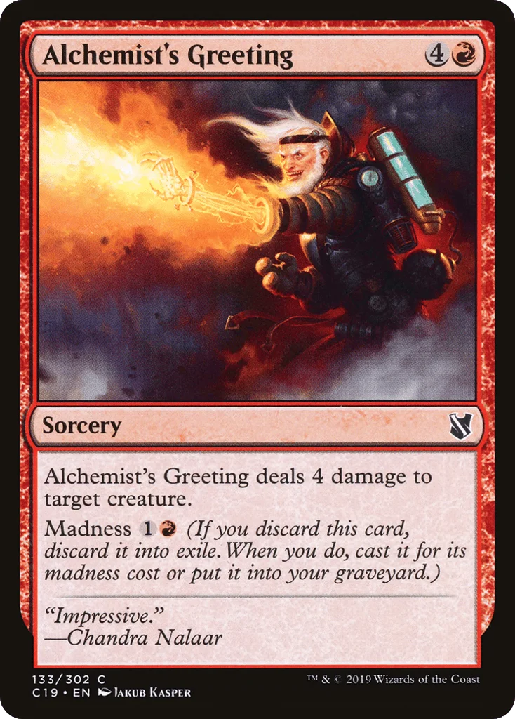 Alchemist's Greeting · Commander 2019