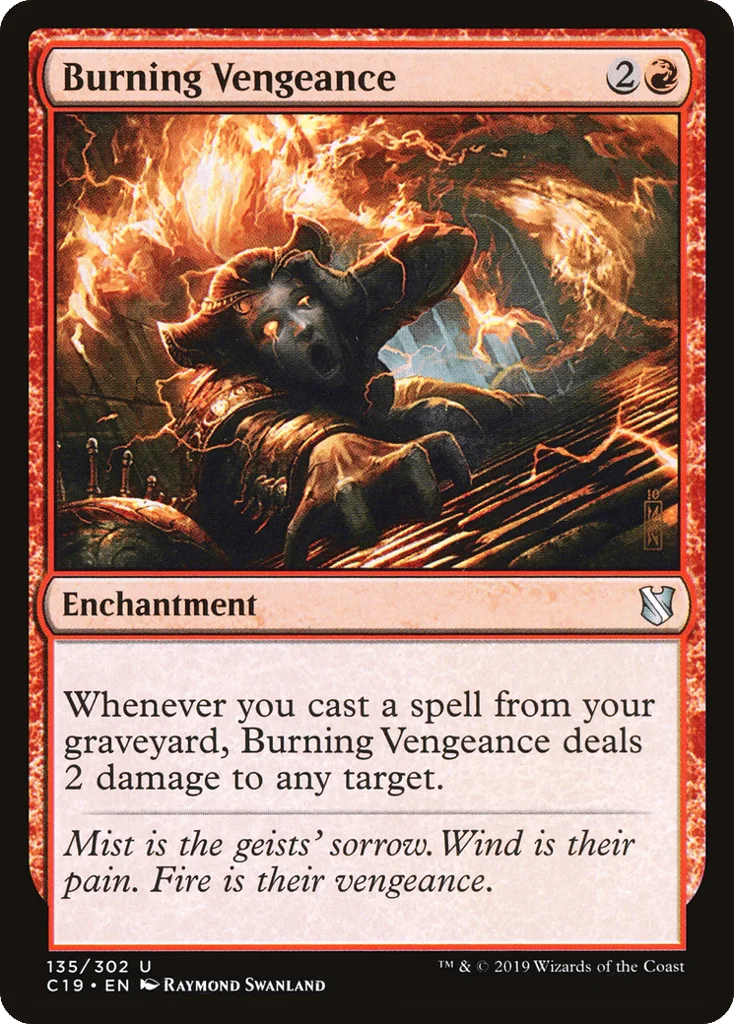 Burning Vengeance · Commander 2019