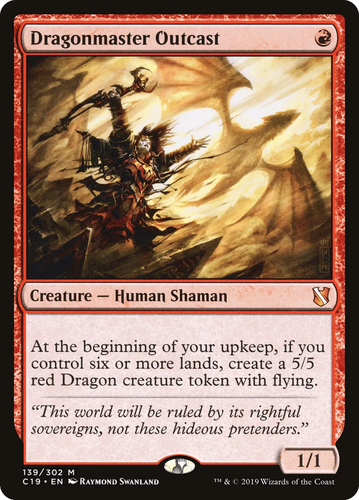 Dragonmaster Outcast · Commander 2019