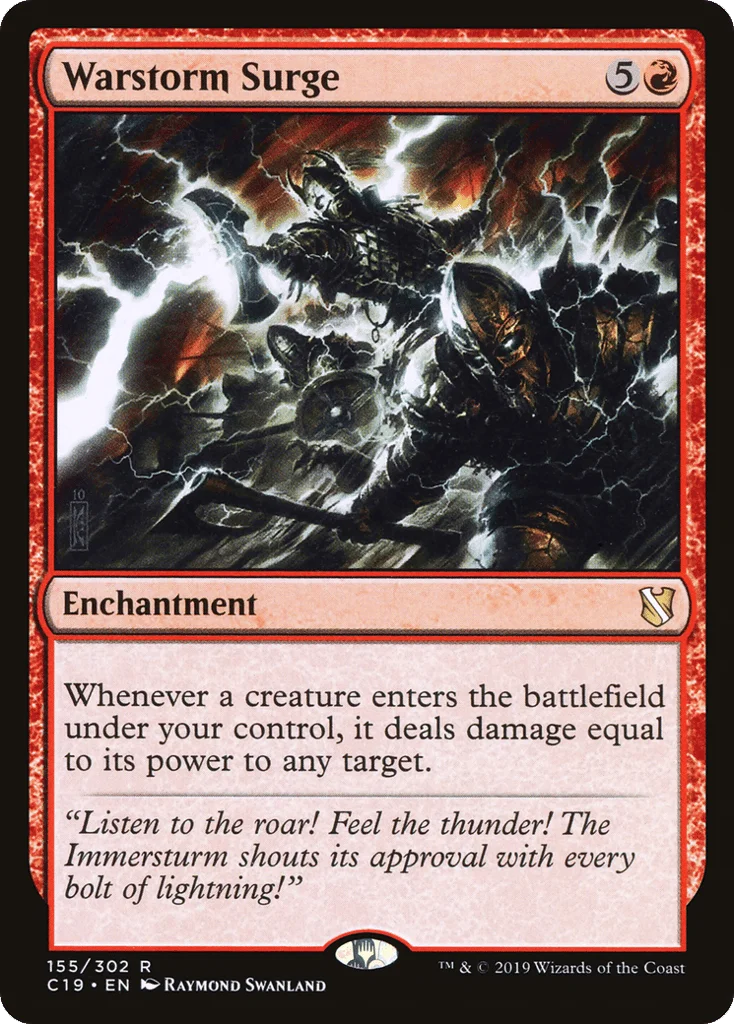 Warstorm Surge · Commander 2019