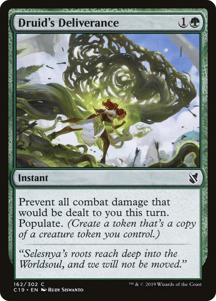 Druid's Deliverance · Commander 2019