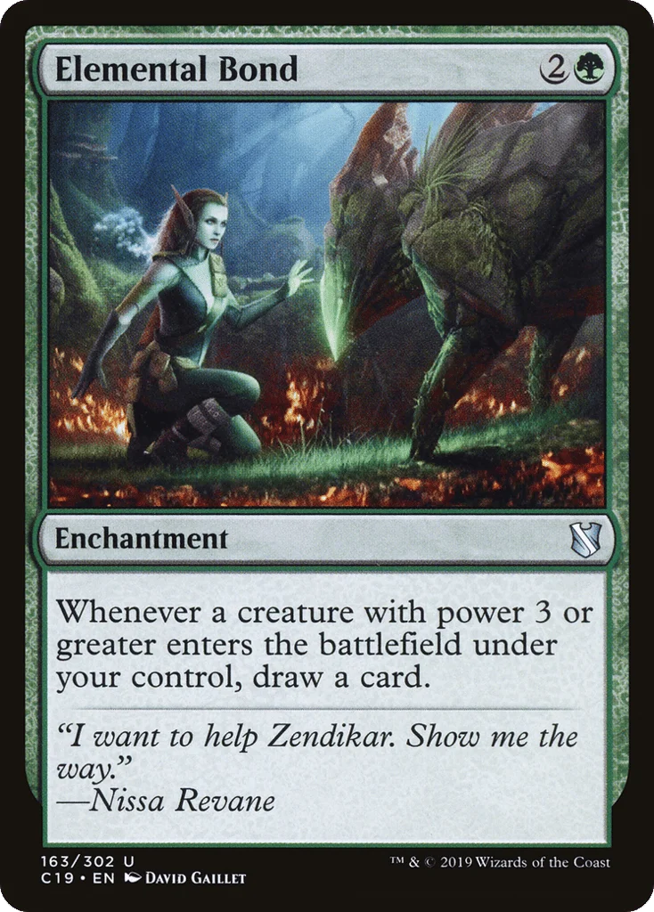 Elemental Bond · Commander 2019