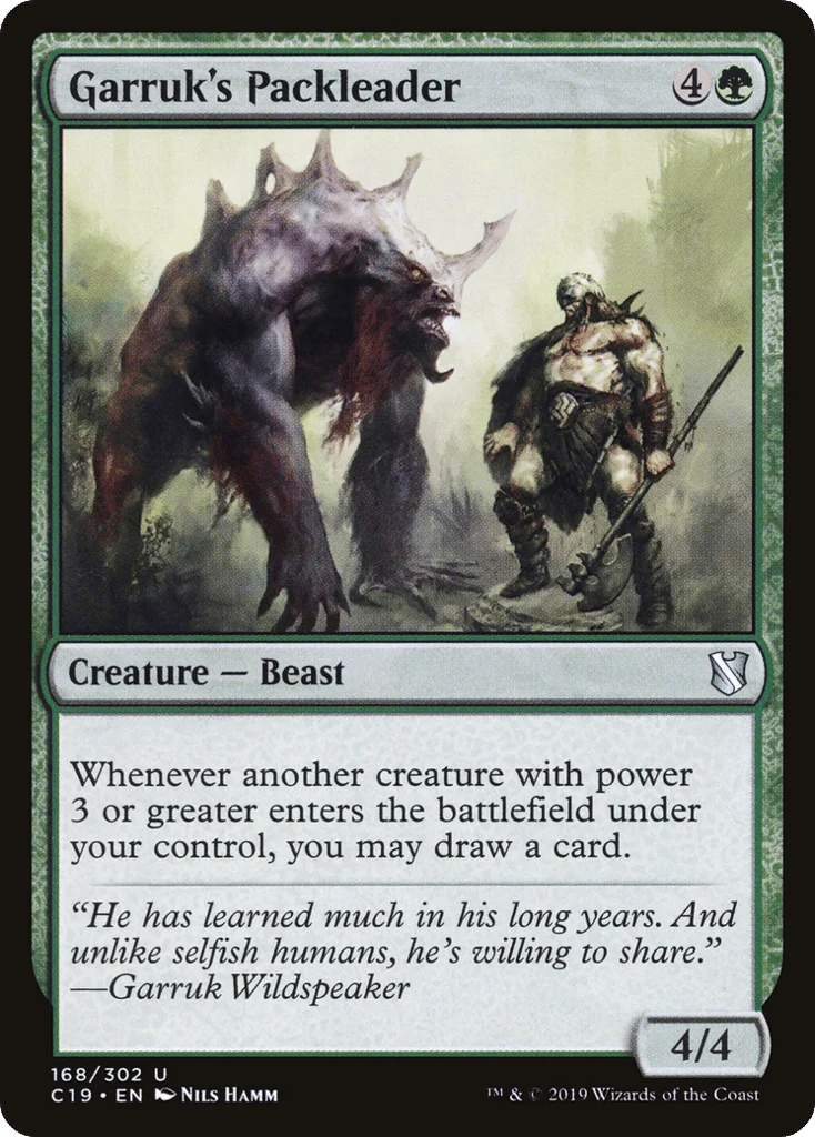 Garruk's Packleader · Commander 2019