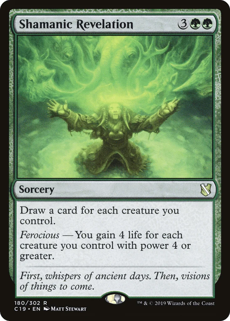 Shamanic Revelation · Commander 2019