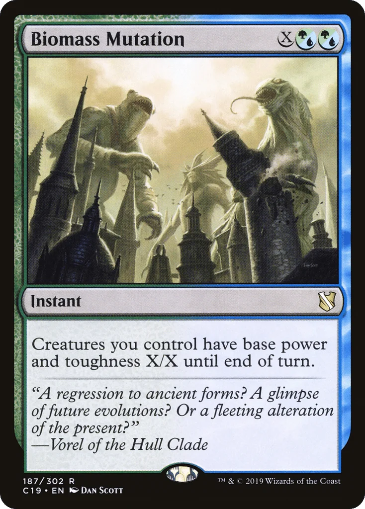Biomass Mutation · Commander 2019