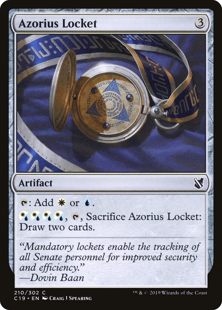 Azorius Locket · Commander 2019