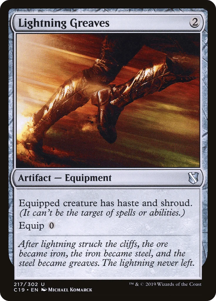 Lightning Greaves · Commander 2019
