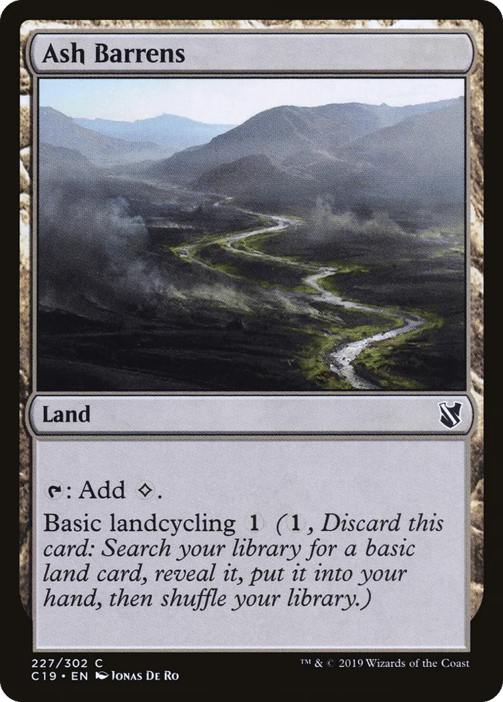 Ash Barrens · Commander 2019