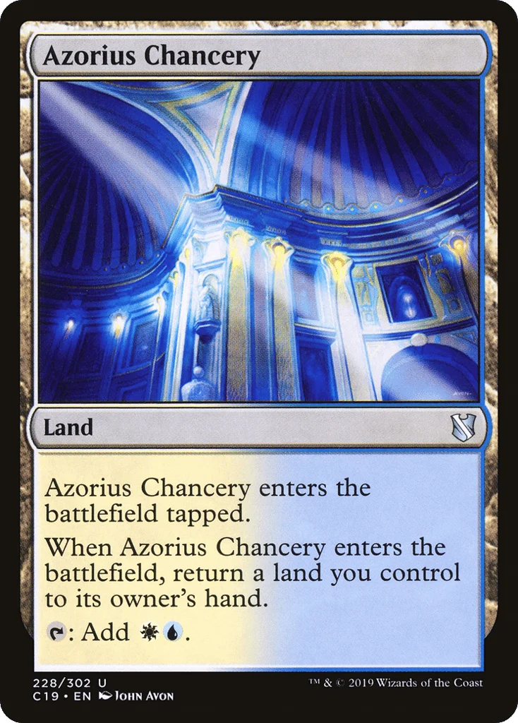 Azorius Chancery · Commander 2019