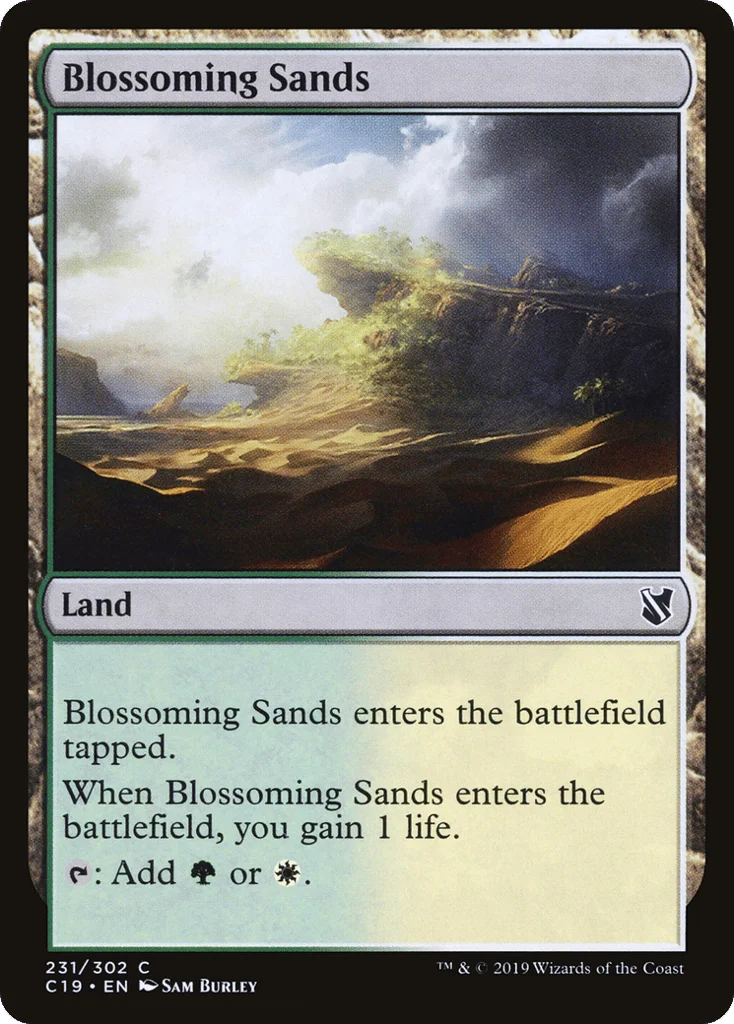 Blossoming Sands · Commander 2019
