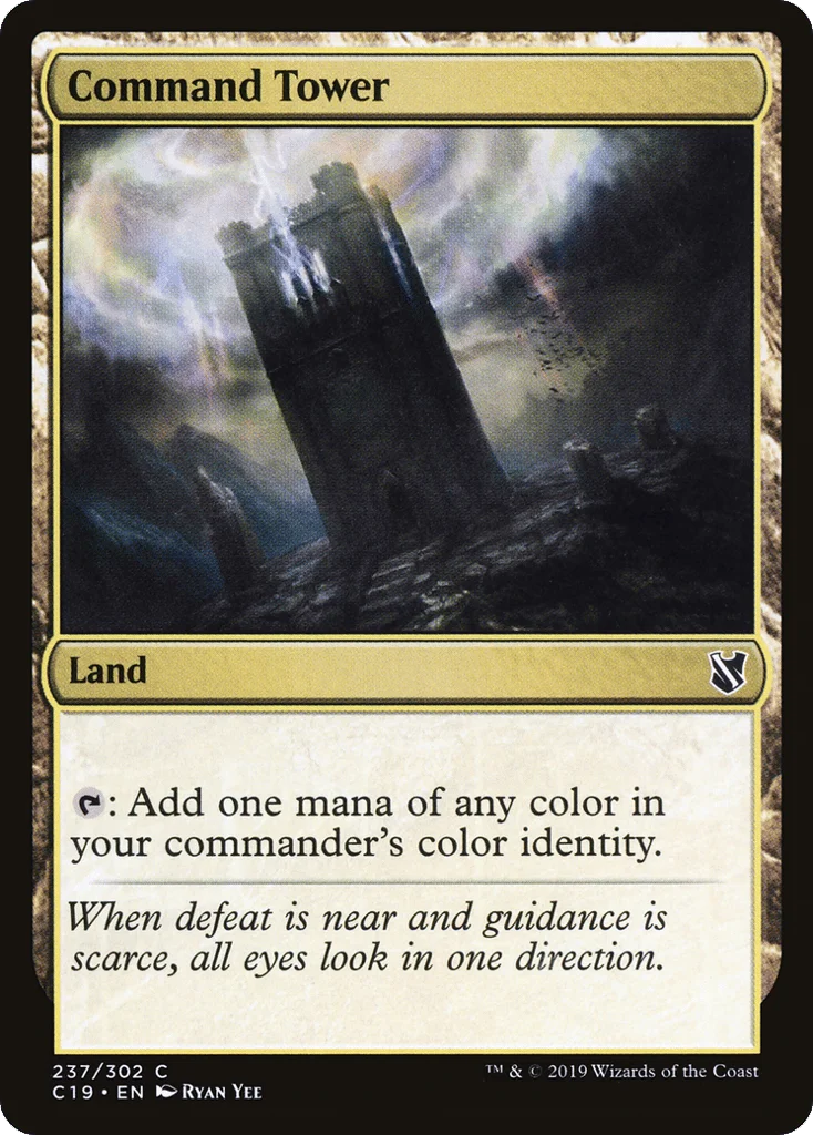 Command Tower · Commander 2019