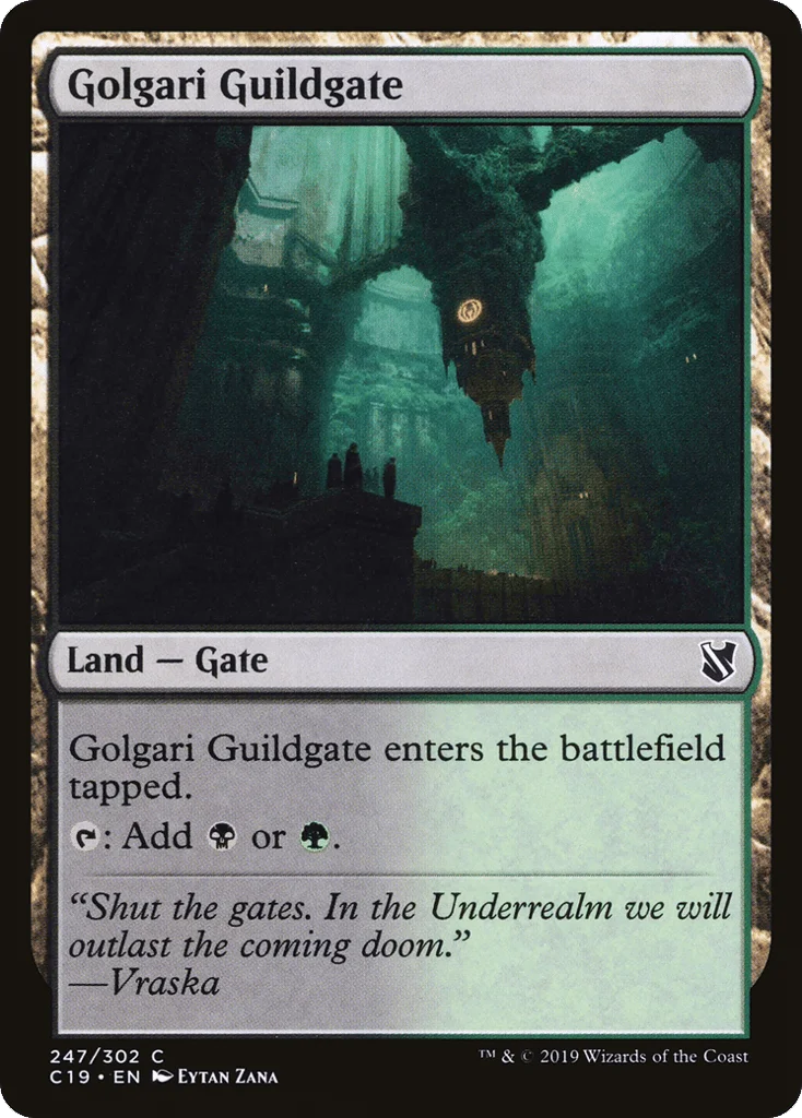 Golgari Guildgate · Commander 2019