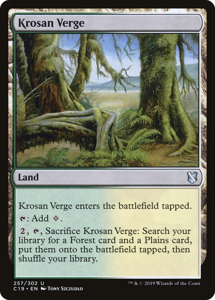 Krosan Verge · Commander 2019