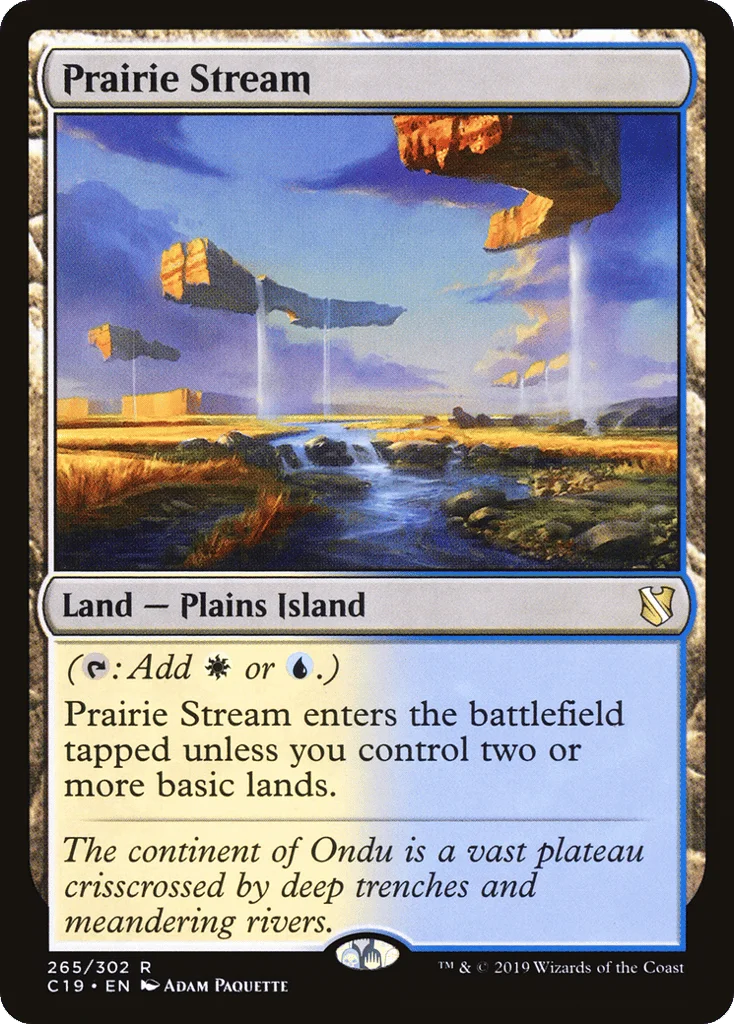 Prairie Stream · Commander 2019