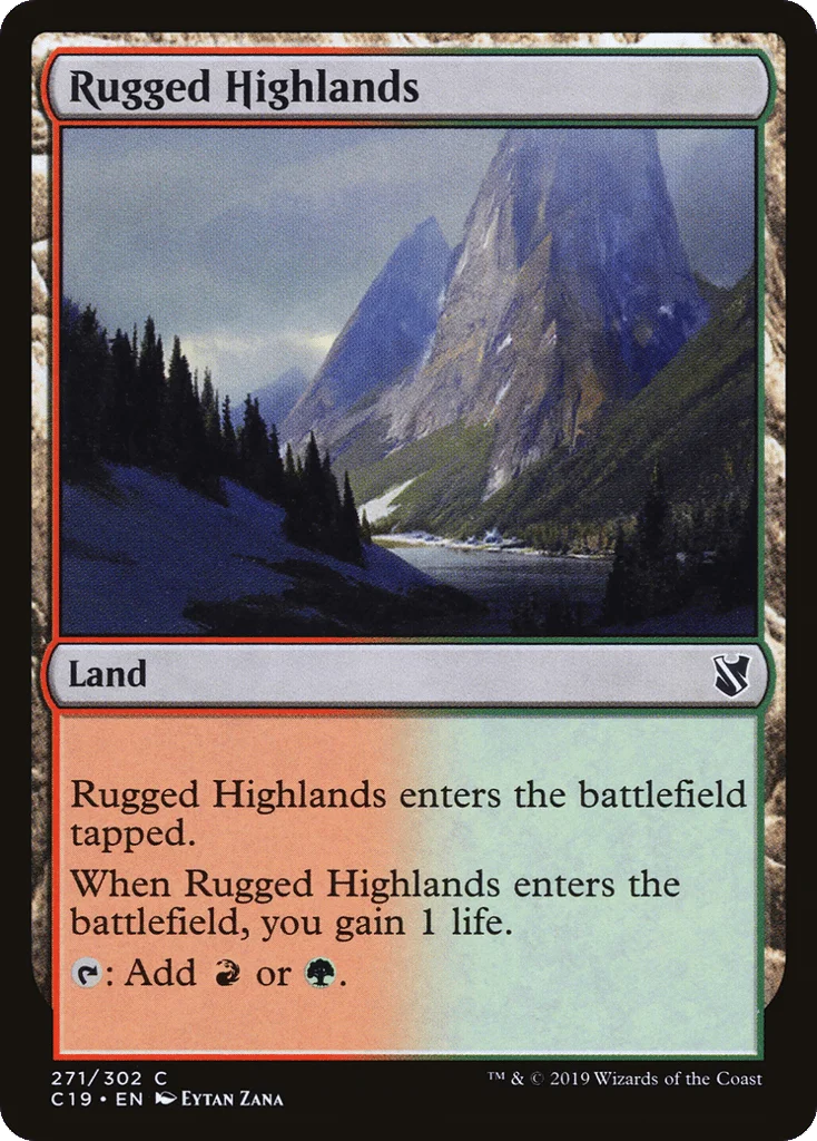 Rugged Highlands · Commander 2019