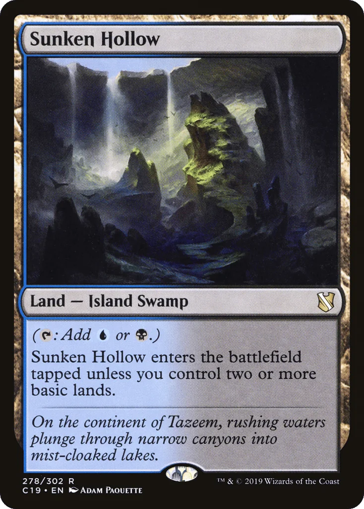 Sunken Hollow · Commander 2019