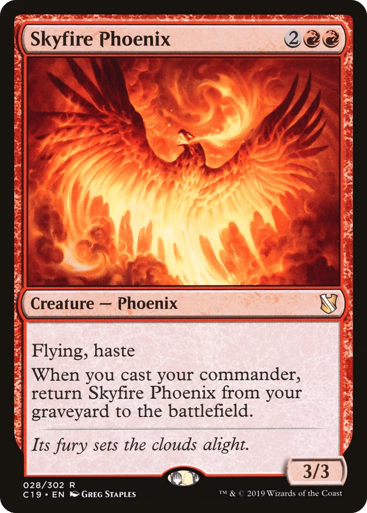 Skyfire Phoenix · Commander 2019