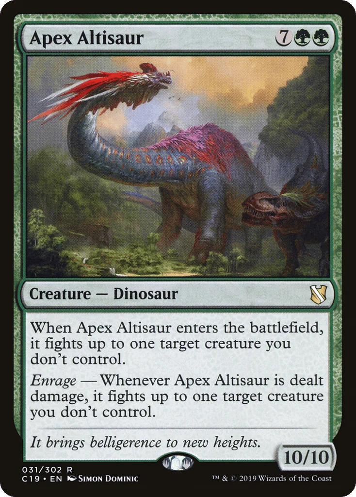 Apex Altisaur · Commander 2019