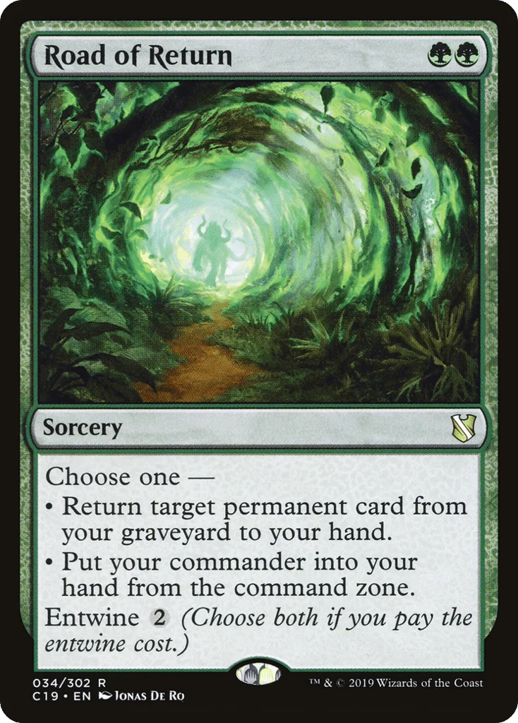 Road of Return · Commander 2019