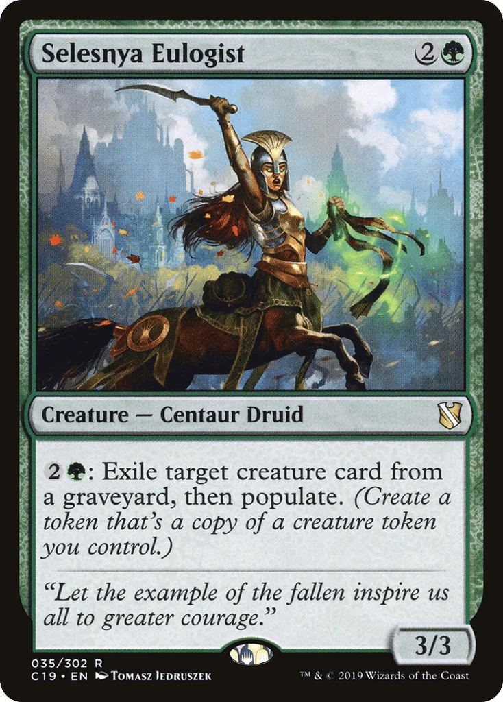 Selesnya Eulogist · Commander 2019