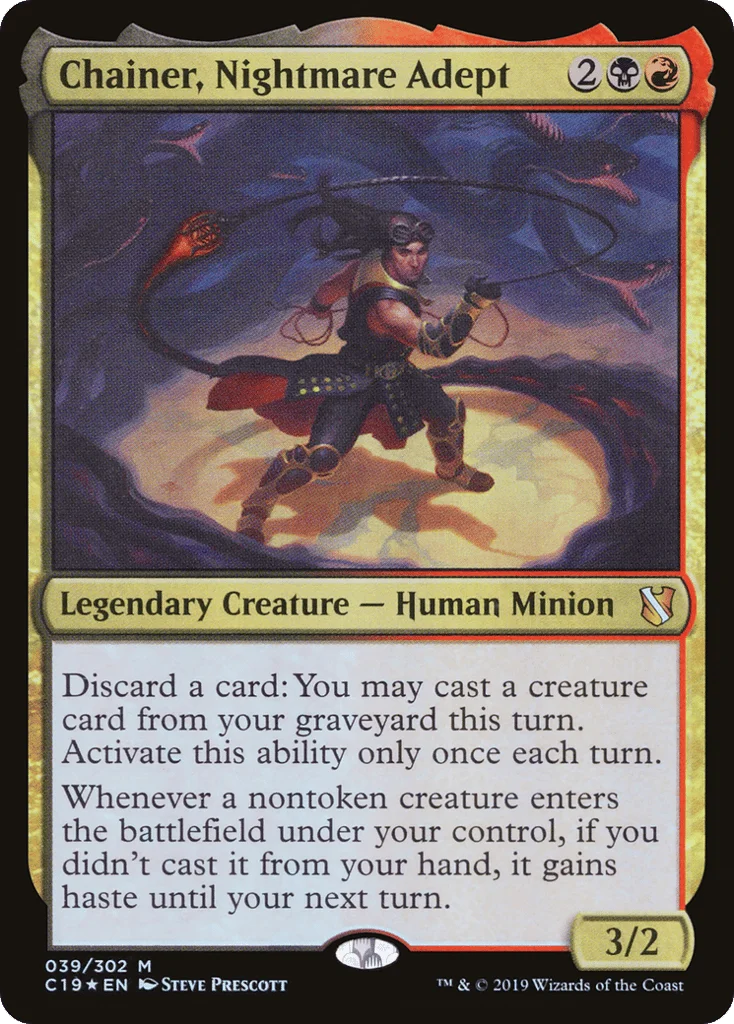 Chainer, Nightmare Adept · Commander 2019