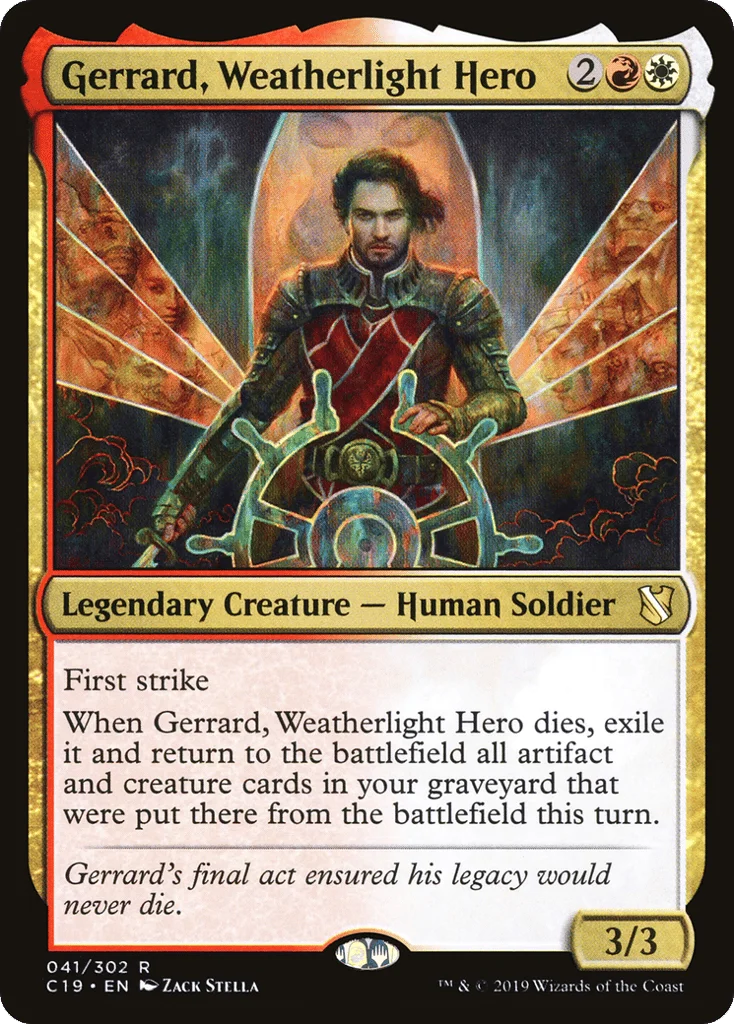Gerrard, Weatherlight Hero · Commander 2019
