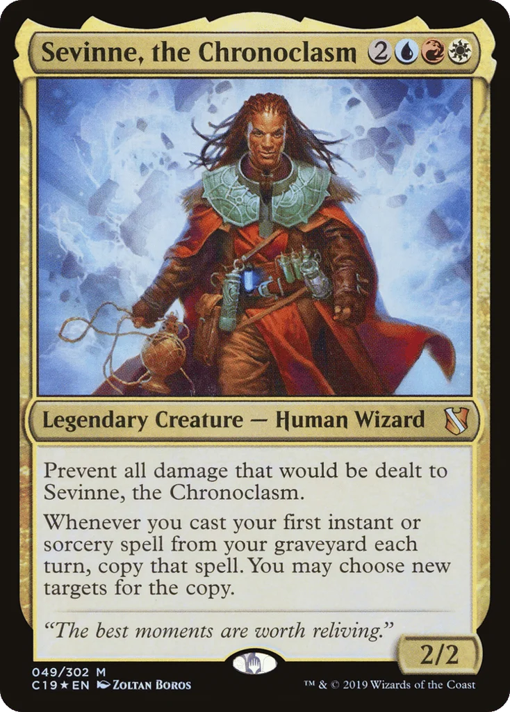 Sevinne, the Chronoclasm · Commander 2019