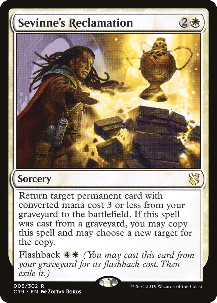 Sevinne's Reclamation · Commander 2019