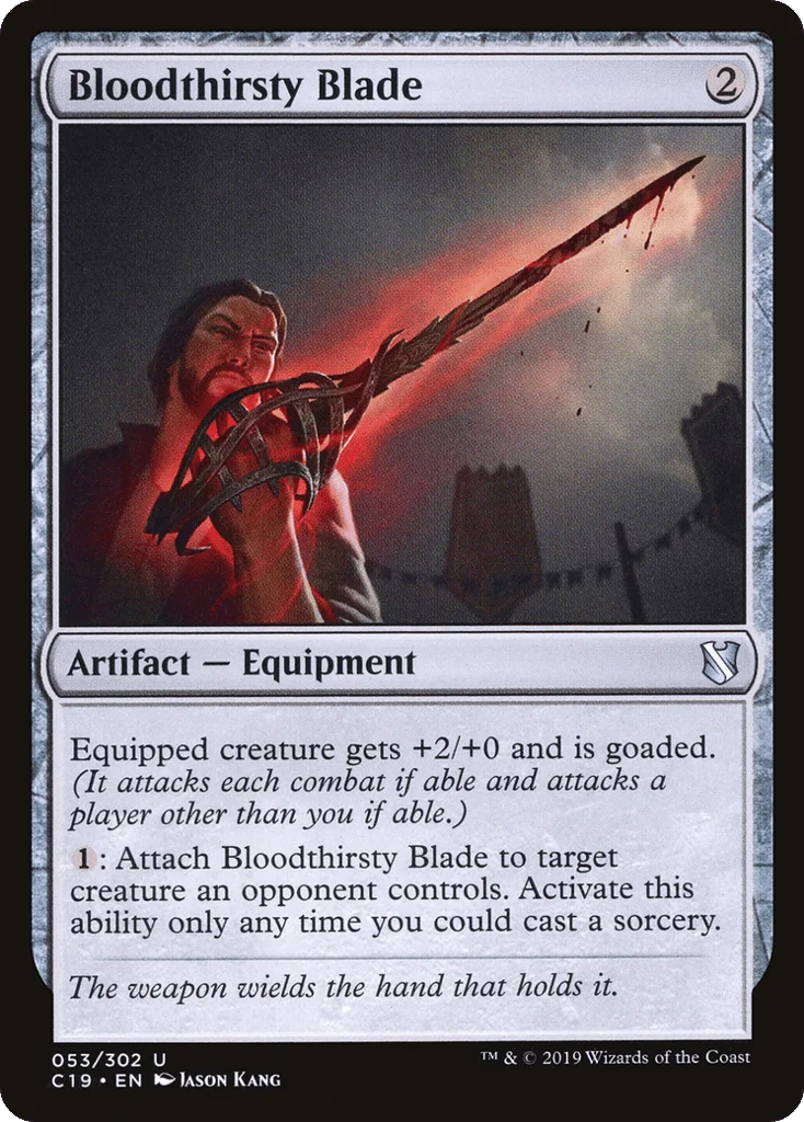 Bloodthirsty Blade · Commander 2019