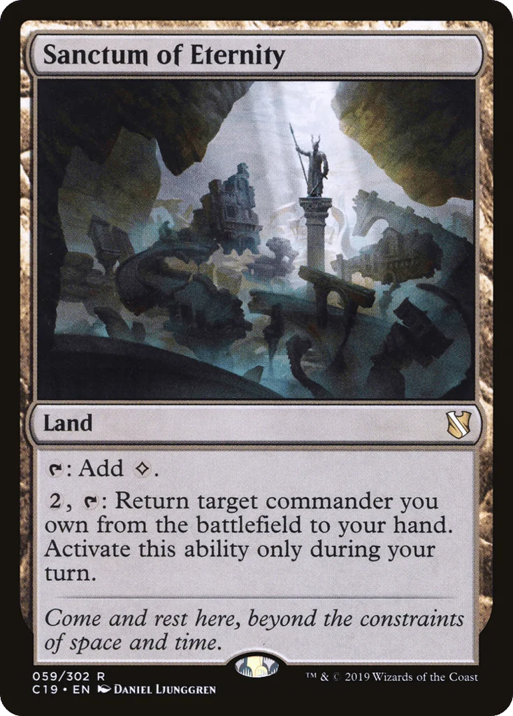 Sanctum of Eternity · Commander 2019