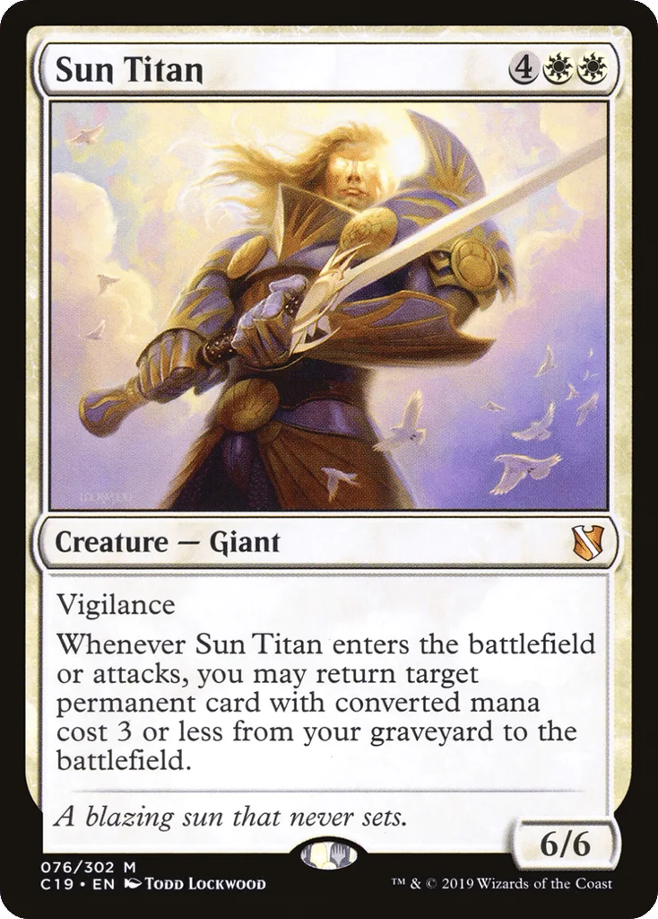 Sun Titan · Commander 2019