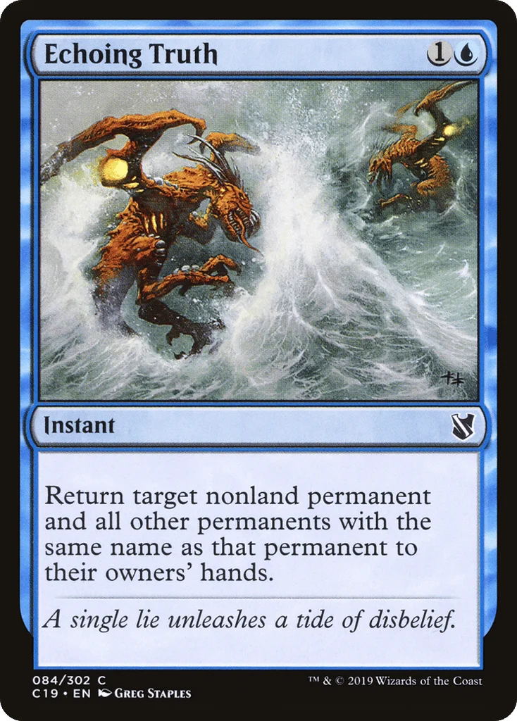 Echoing Truth · Commander 2019