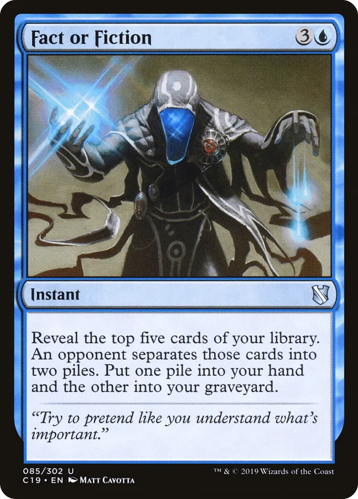 Fact or Fiction · Commander 2019