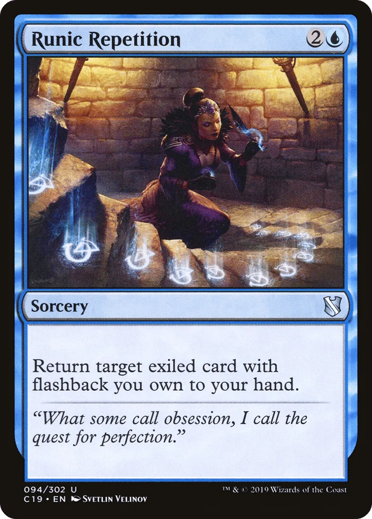 Runic Repetition · Commander 2019
