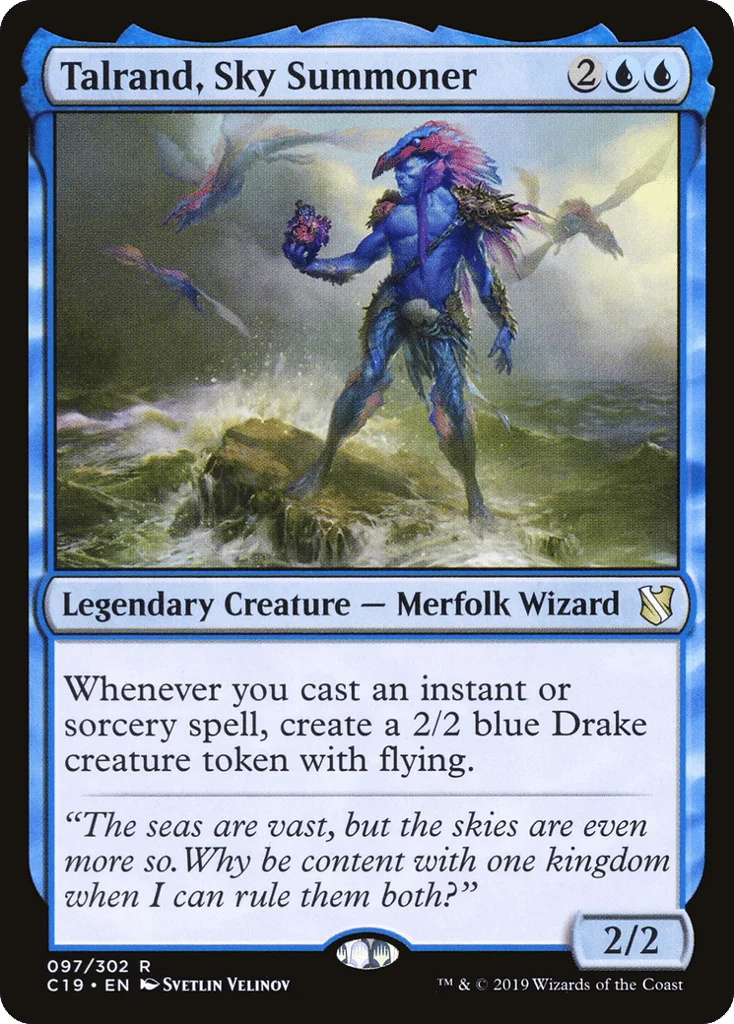 Talrand, Sky Summoner · Commander 2019