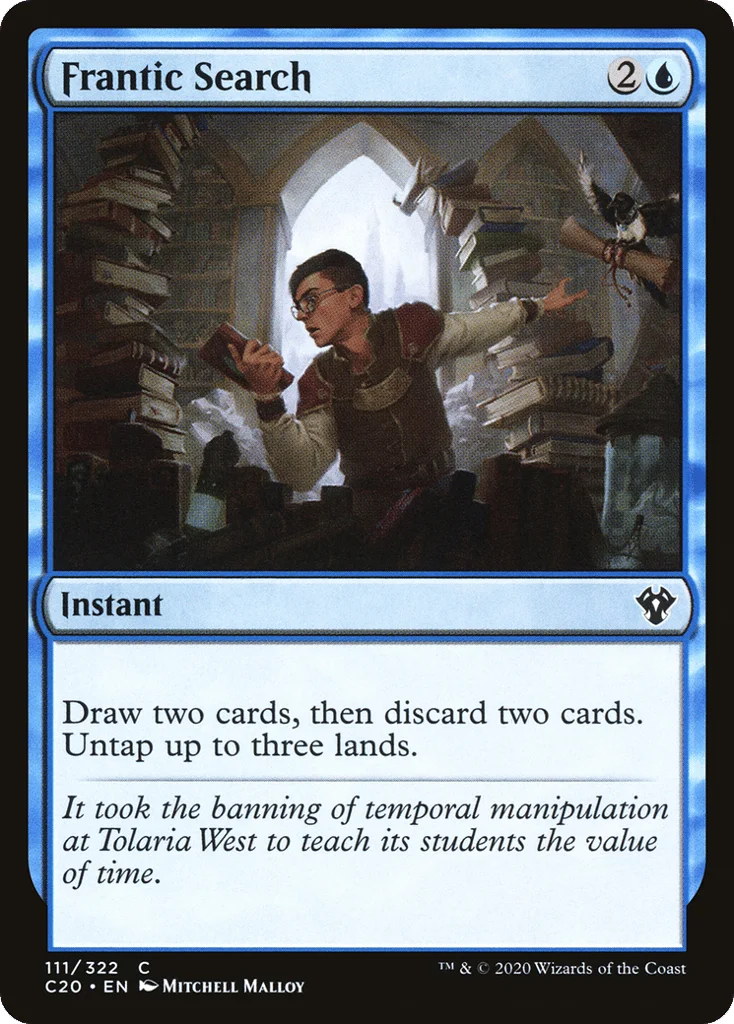 Frantic Search · Commander 2020