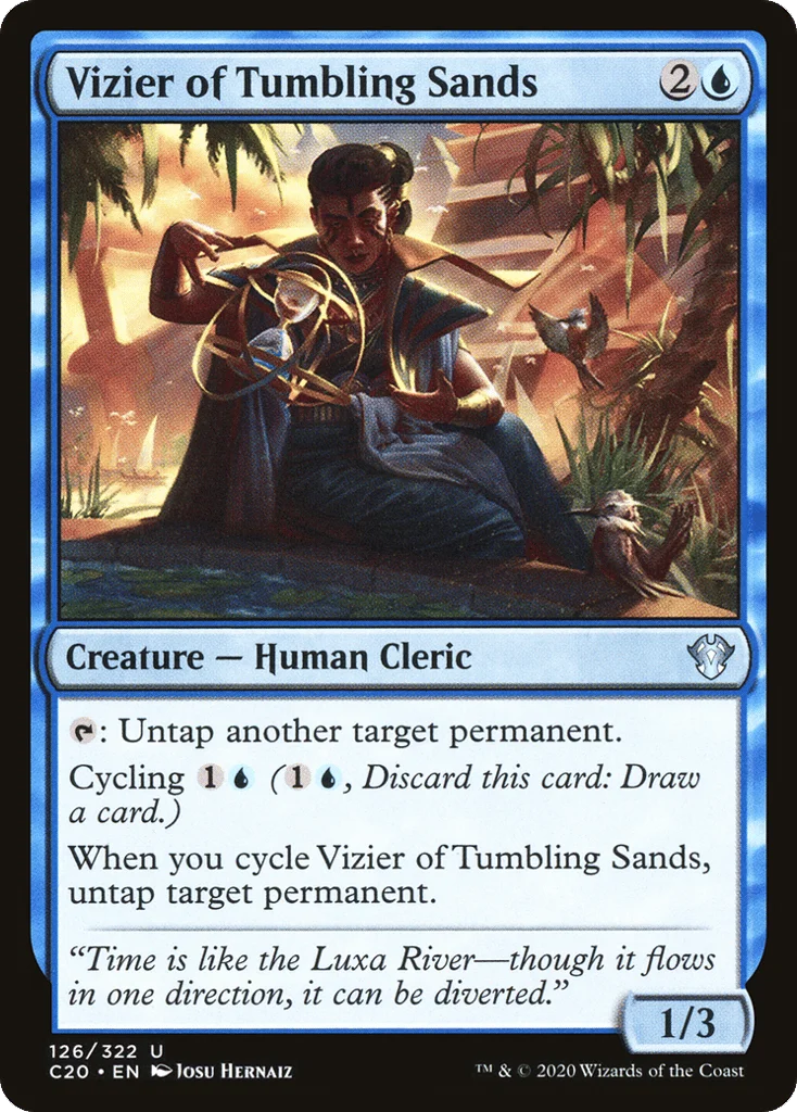 Vizier of Tumbling Sands · Commander 2020