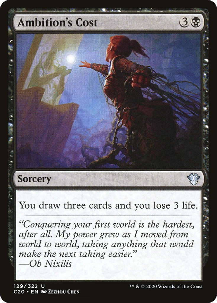 Ambition's Cost · Commander 2020