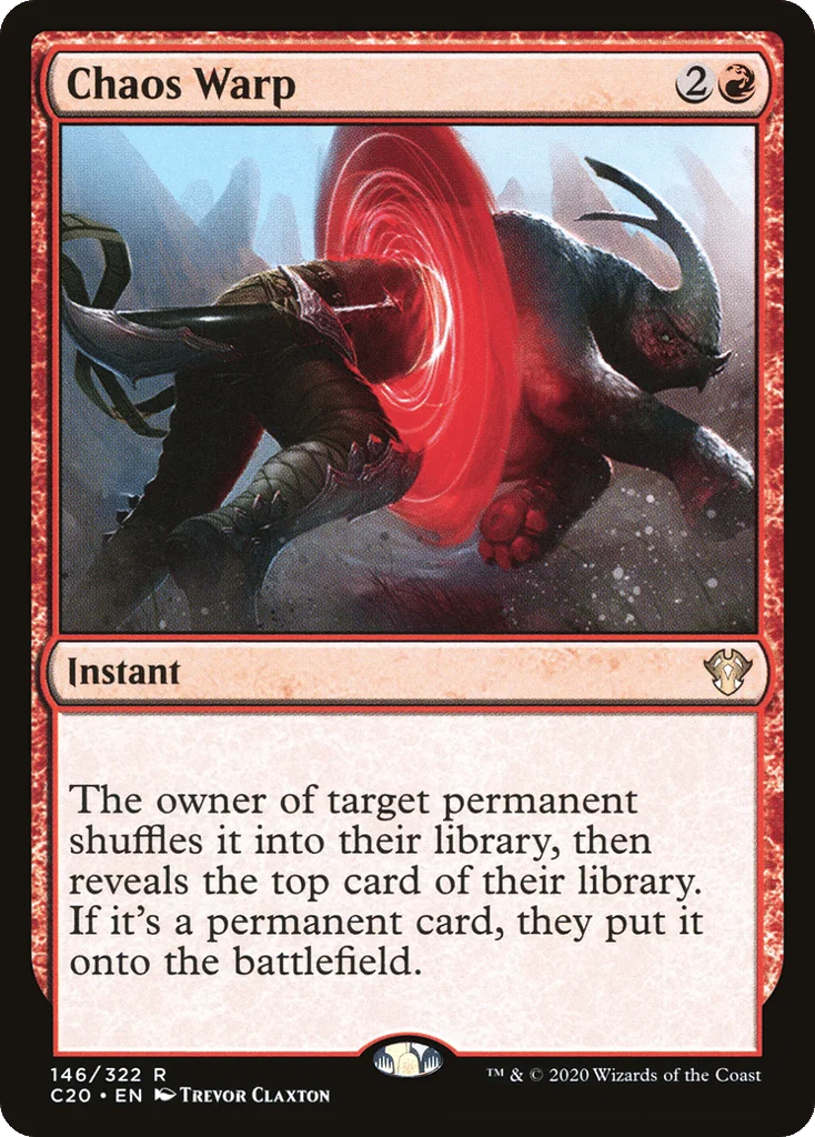 Chaos Warp · Commander 2020
