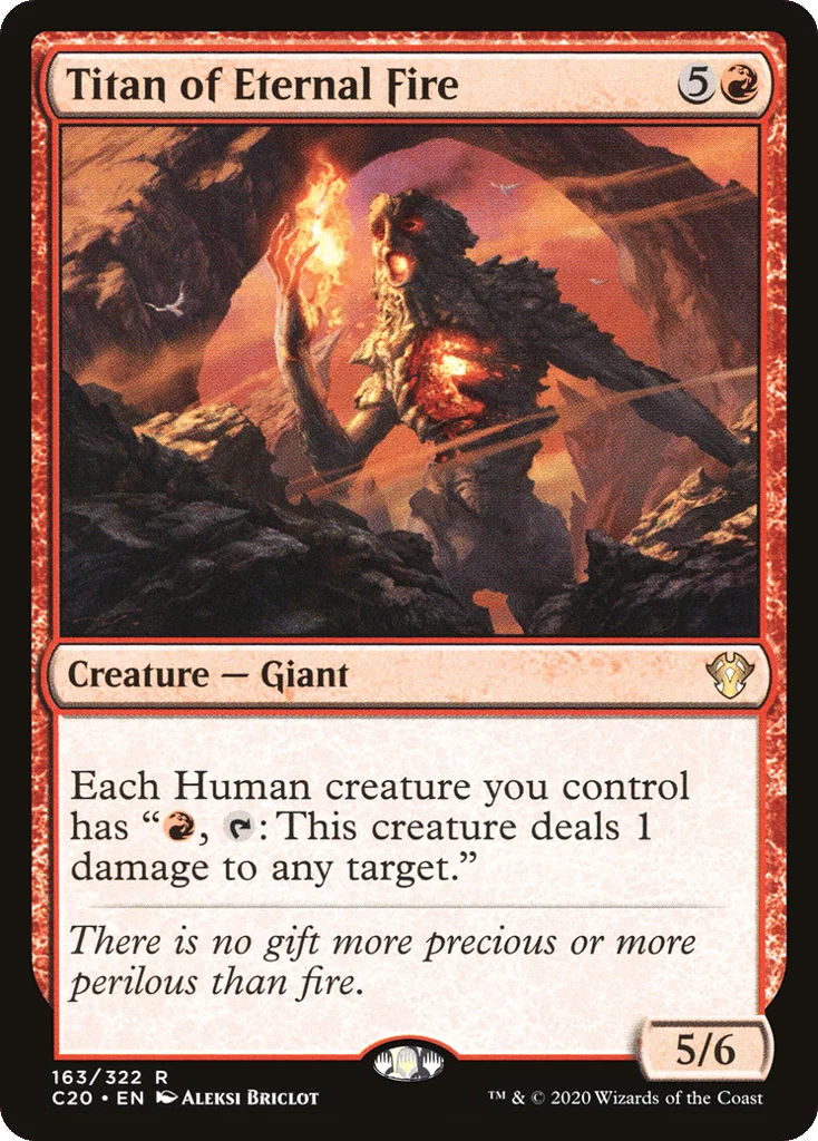 Titan of Eternal Fire · Commander 2020