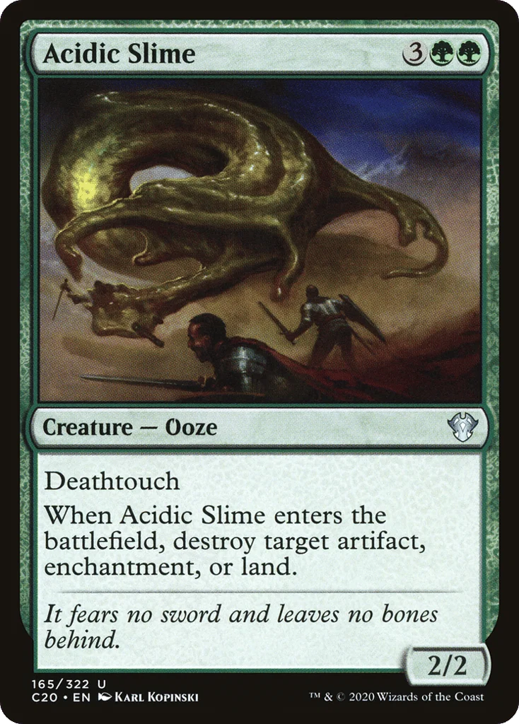 Acidic Slime · Commander 2020