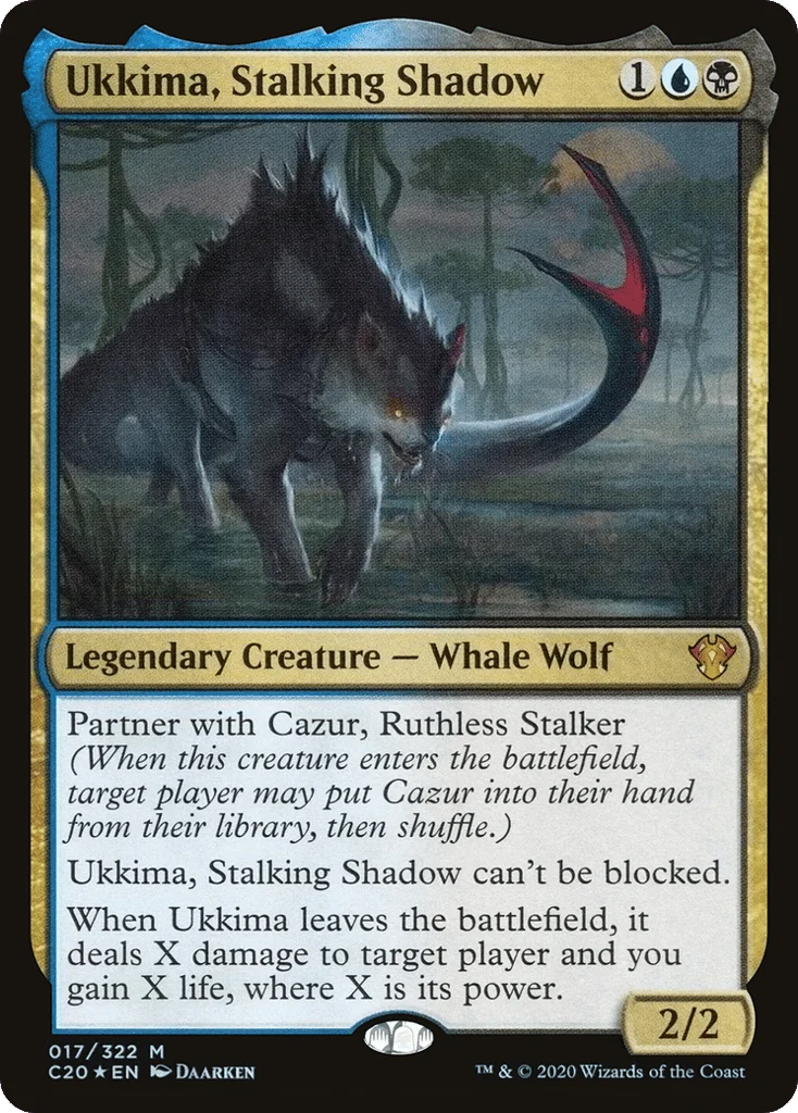 Ukkima, Stalking Shadow · Commander 2020